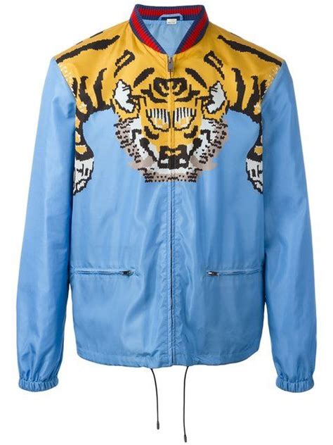 gucci angry tiger windbreaker|gucci windbreaker monogram.